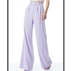 Alice and Olivia - Conry Pleated Pants Lavender
